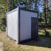 Kontener budowlany CONTINEX, stróżówka.