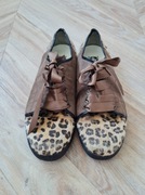 Trampki z futerkiem LANVIN 41 panterka