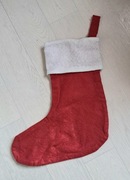 Skarpeta świąteczna prezentowa but mikołaja