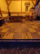 Płytki Drewniane Tarasowe 30x30 Podest Balkon Taras 1m² Impregnowane