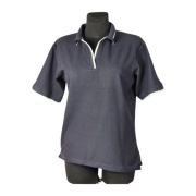 Gioni Seroti Polo Granatowe 100% Bawełna Old Money M/L BDB