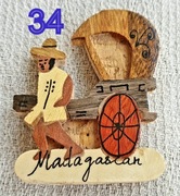 Madagaskar , Madagascar - Magnes na lodówkę nr 34