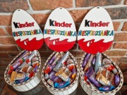 Box prezentowy komunia urodziny kinder jajko niespodzianka