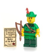 Ktown Bricks custom LEGO Castle Forestmen Robin Hood Minifigurka