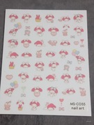 Naklejki na paznokcie samoprzylepne sanrio my melody 