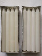 Świece bezzaapchowe białe długości 17 cm /16 sztuk