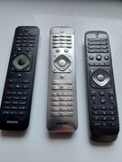 Trzy piloty Philips z klawiaturą QWERTY 