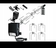 Grill Węglowy Grill Obrotowy 4OBR/MIN Z Rożnem 9W Do Indyka Szynki Itp