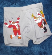 Bokserki Mikołaj śmieszne majtki prezent 