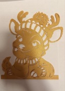 Świąteczna ozdoba na szybę lub ścianę