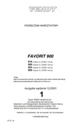 Instrukcja napraw Fendt Favorit 916, 920, 924, 926 COM II