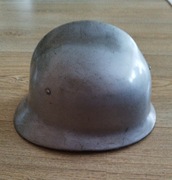 Hełm strażacki okres PRL kompletny z paskami 