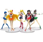 Zestaw 5 figurek z anime Czarodziejka z Księżyca Sailor Moon