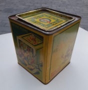 Duża, stara puszka po cukierkach Rolimpex z lat 50. PRL