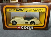 Vintage 1983, Corgi Cars of the 50s. 1952 Jaguar XK 120 bdb Made in GB.