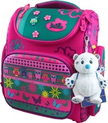 Zestaw tornister Delune sówki klasy 1-3 + worek sportowy + piórnik