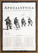 APOCALYPTICA – duży plakat z autografami, obramowany