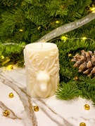 Świeca 3D renifer boże narodzenie święta prezent paczka box grudzień