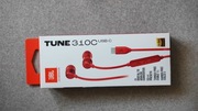 Słuchawki dokanałowe JBL Tune 310 USB-C Czerwony