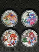 Monety - Manga - Cała Kolekcja!! Srebro 