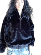 Krutkie futerko bluza