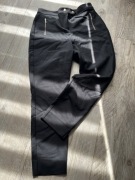 Casualowe czarne eleganckie spodnie