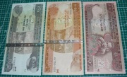 Etiopia 10, 50, 100 birr P.48, P.51-52 