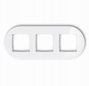 Ramka potrójna Karlik ICON biały 0-0-IRSO-3