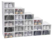 WooDerson 6x Składane Pudełko Organizer Na Buty 