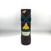 Wazon tiki retro 25 cm Wazon dekoracyjny w stylu tropical vintage egzotyka