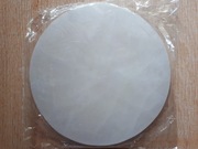 Podstawka z selenitu, okrągła - 15 cm