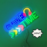 Neon LED gamingowy na Ścianę RGB USB - pomysł na prezent 