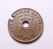 FINLANDIA HELSINGFORS GASVERK 1939 TOKEN RZADKI!