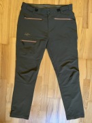 SPODNIE TREKKINGOWE HELDRE GEILO XL KHAKI FUL STRECZ 96-100 pas