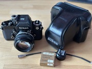 Nikon F2A (DP-11) + nikkor 50 1.2 Ai + akcesoria /Etui