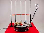 Wideobudka 360° – komplet (platforma, lampy, gadżety) – stan bardzo dobry