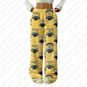 Spodnie do Spania Flanelowa Piżama  Minionki dla Dziewczyn Premium