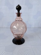 Piękna przedwojenna karafka szklana Art Deco Huta Hortensja 