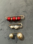 Śliczne Agrafka perełki