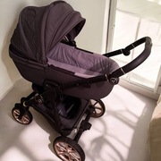 STAN BDB! Wózek 3w1 Gondola+Spacerówka+Fotelik. Junama Termo Line Tex