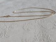 Łańcuszek- linka srebro pr.925 POZŁACANY