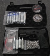 Pistolet RAM CO2 Umarex Smith & Wesson M&P9 M2.0 T4E .43 +laser+kule+10 CO2