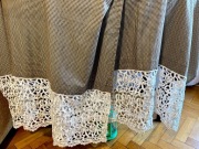 ZASŁONY, zasłonki,bawełna,komplet.106x140cm każda.