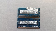 Pamieć RAM do laptopa 2x4GB HYNIX PC3L 12800S DUAL