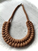 Naszyjnik Boho z bawełnianego sznurka