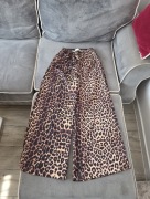 Spodnie damskie Olavoga Naveen S panterka satynowe skrócone idealne na 165 