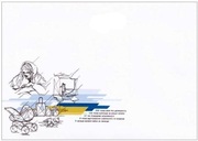 Koperta Ukraina 2022 WOLNI. NIEZŁAMALNI. NIEPOKONANI.