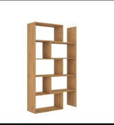 Regał KAROL 1 z półkami otwartymi sonoma