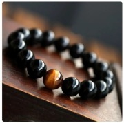 BRANSOLETKA ONYKS MĘSKA