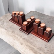 Świeczniki z drewna